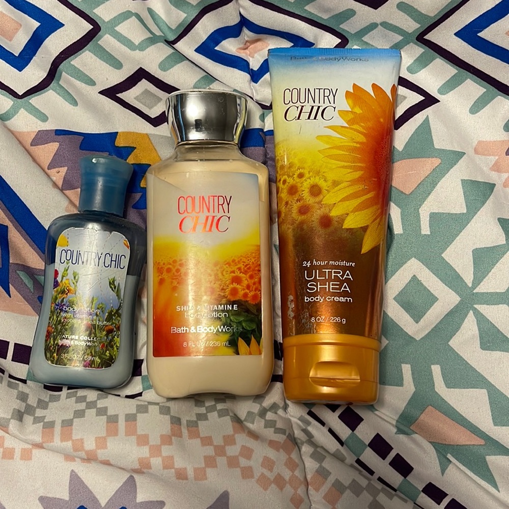 Country chic lotion